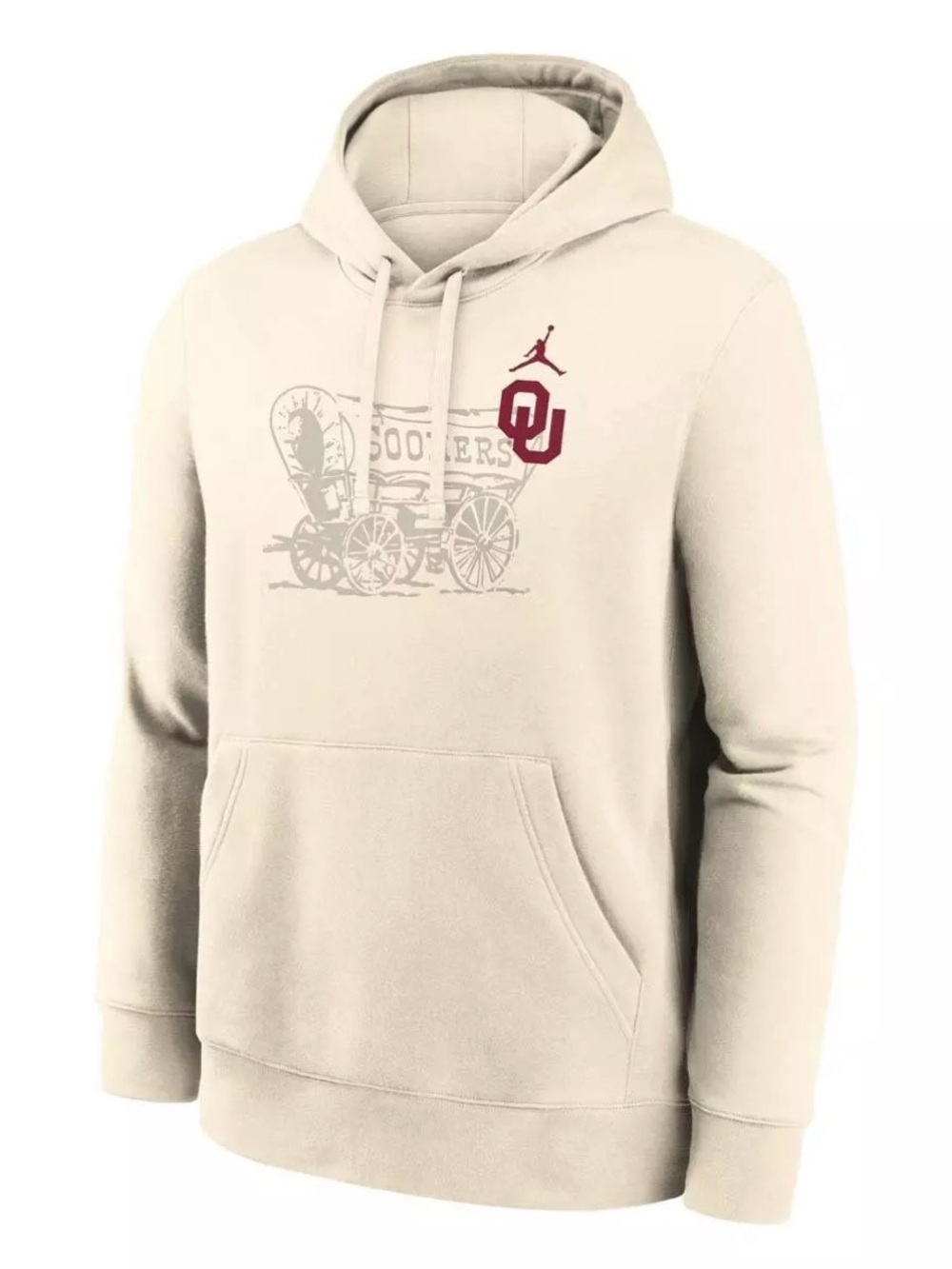 Nike Oklahoma Sooners Cream Pullover Hoodie